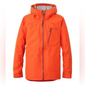 L.L. Bean Men’s Pathfinder GORE-TEX Shell Jacket, XXL, Dark Terracotta, LIKE NEW